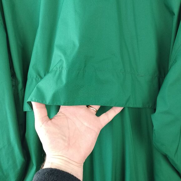 VTG Reebok Jacket Mens Large Green 1/2 Zip Pullover Mesh Lined Vent Windbreaker - Picture 11 of 16